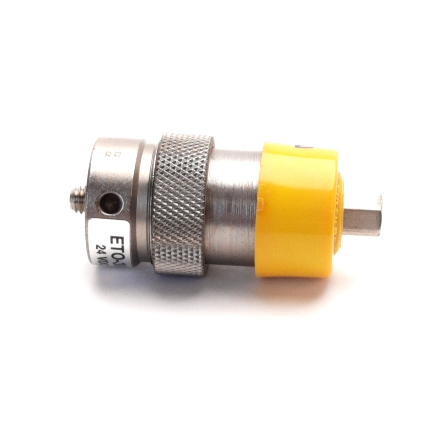 Used Clippard ETO-3M-24 Electric Valve 2-Way, Vac-105 Psig, 24v DC Coil, 10-32 Port