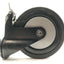 Used Lot of 4 Bosch 3842531783 Black Locking Swivel Casters, 220lbs, Ø125 x 25mm