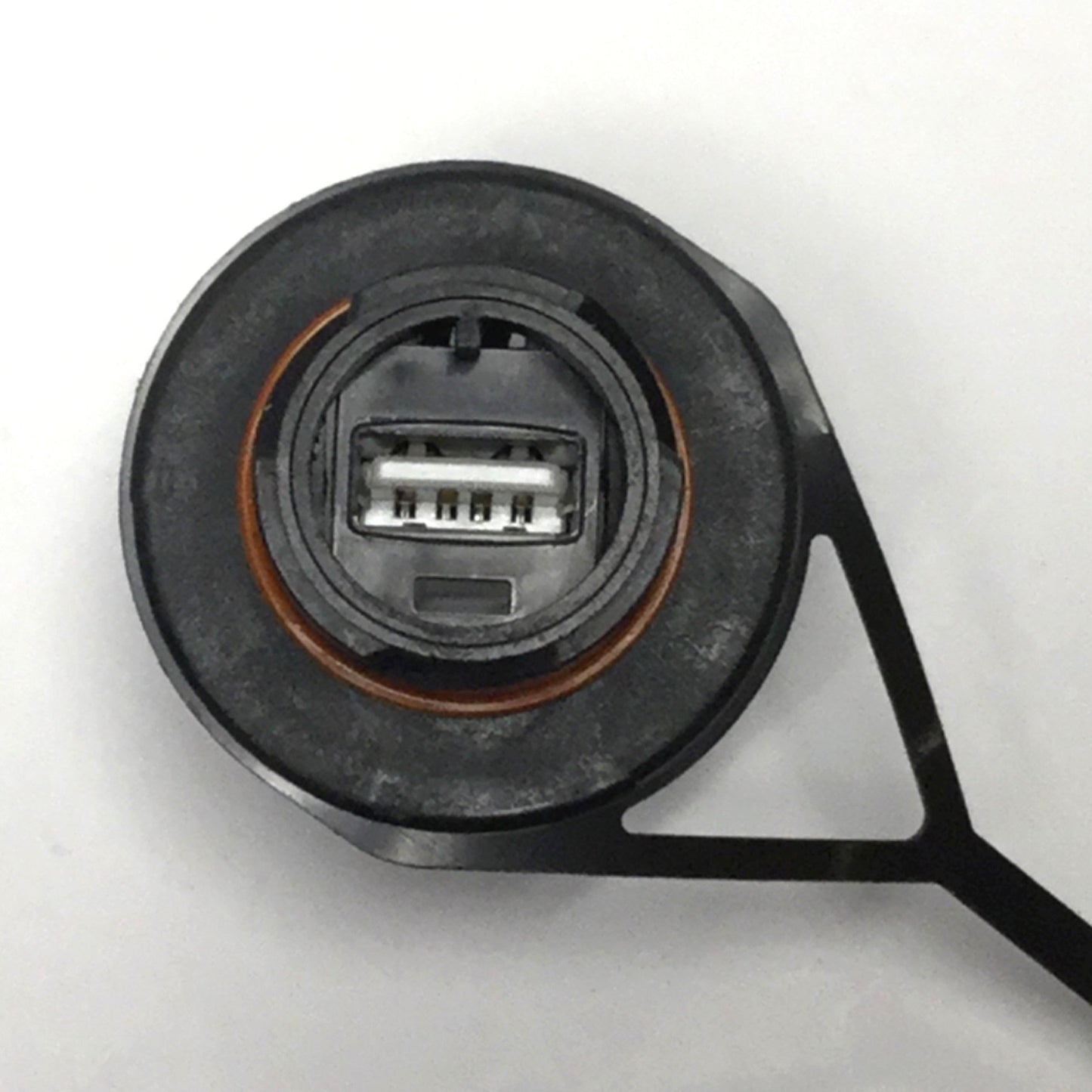 Used Panduit IAEBHUSBAA IndustrialNet USB Panel Mount Bulkhead Coupler, Female A to A