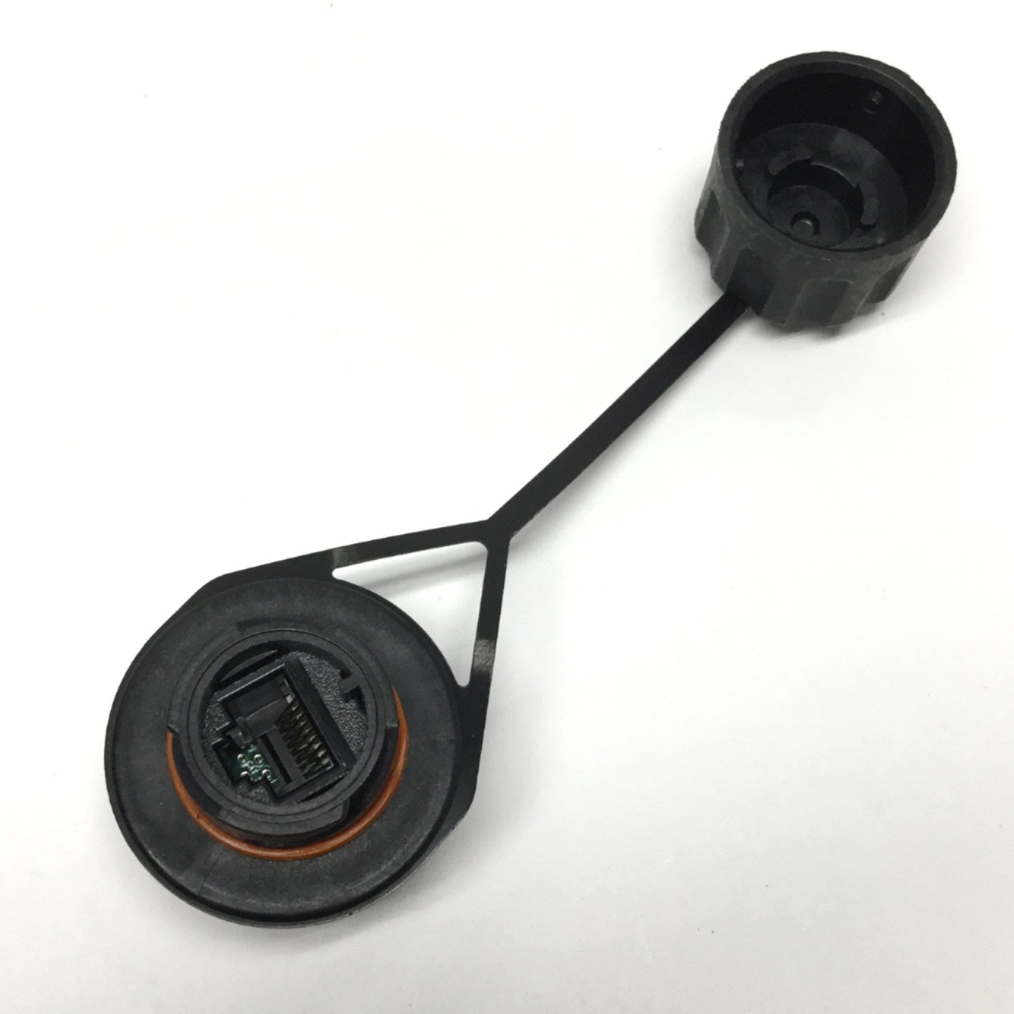 Used Panduit IAEBHC5E IndustrialNet Ethernet Panel Mount Bulkhead Coupler RJ45 Cat 5e