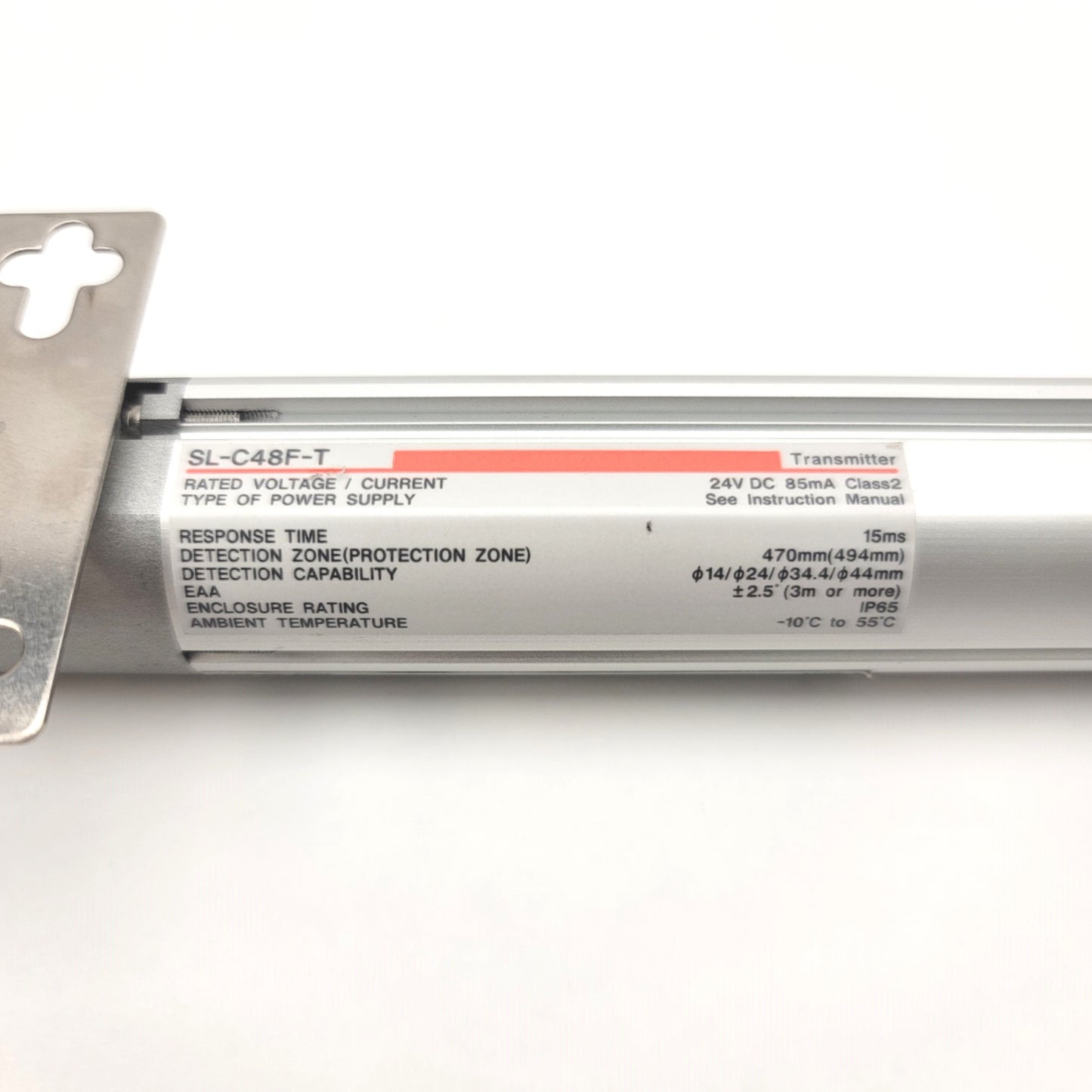 Used Keyence SL-C48F-T Light Curtain Transmitter, 24VDC, 15ms, Detection Zone: 470 mm