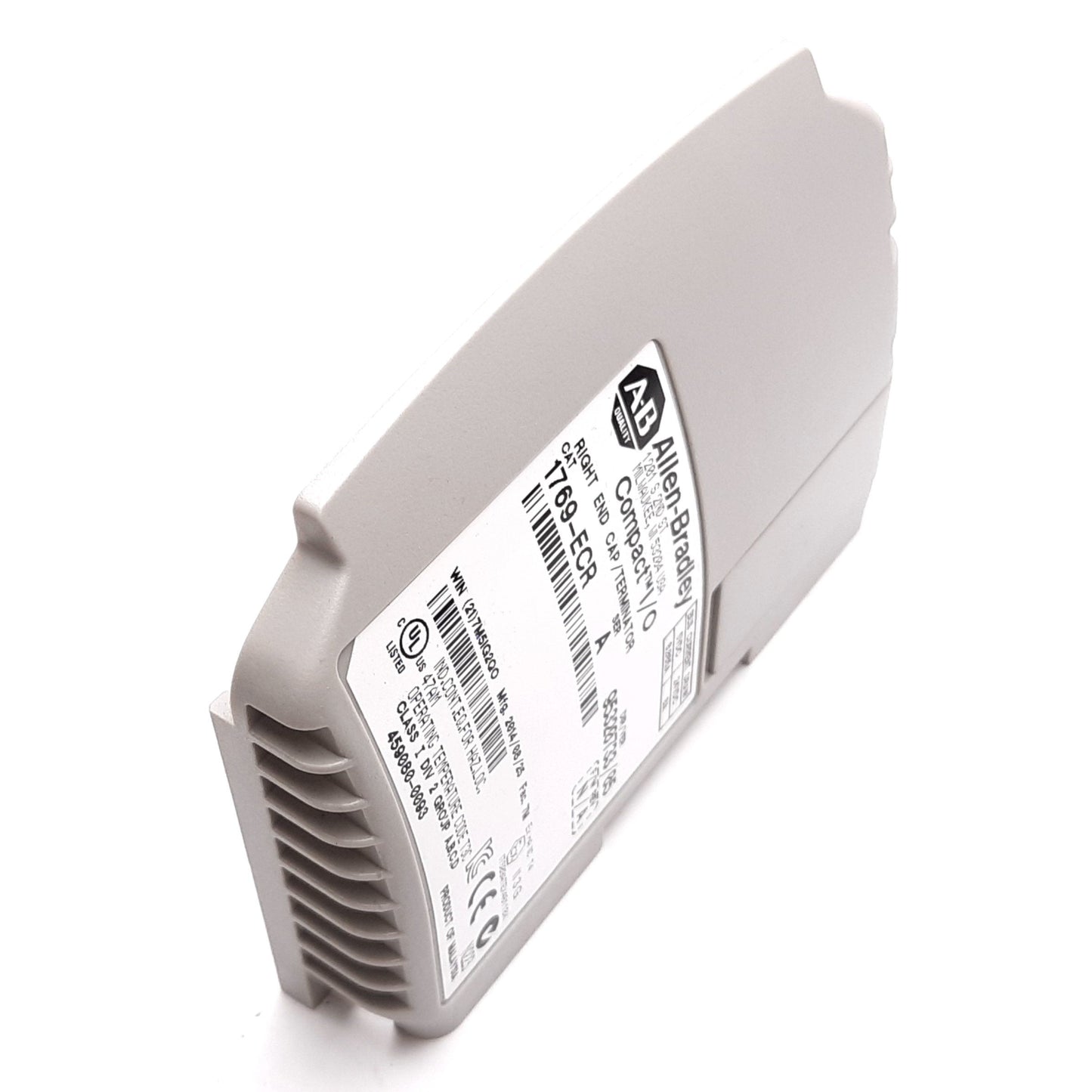 Used Allen Bradley 1769-ECR MicroLogix1500 Compact Right End Cap Cover, Ser A