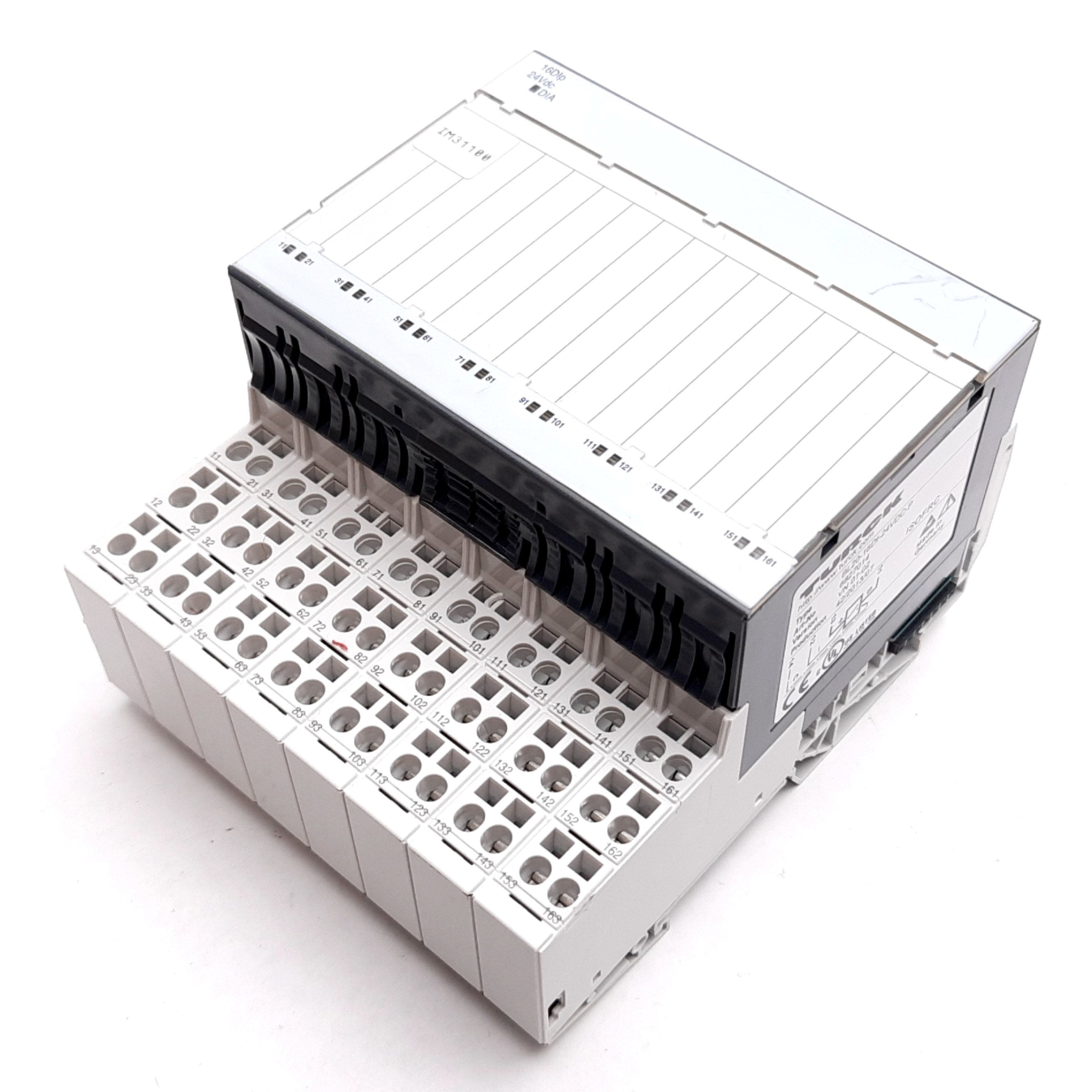 Turck BL20-16DI-24VDC-P PLC Digital Input Module, 16-Point, 24VDC, PNP ...