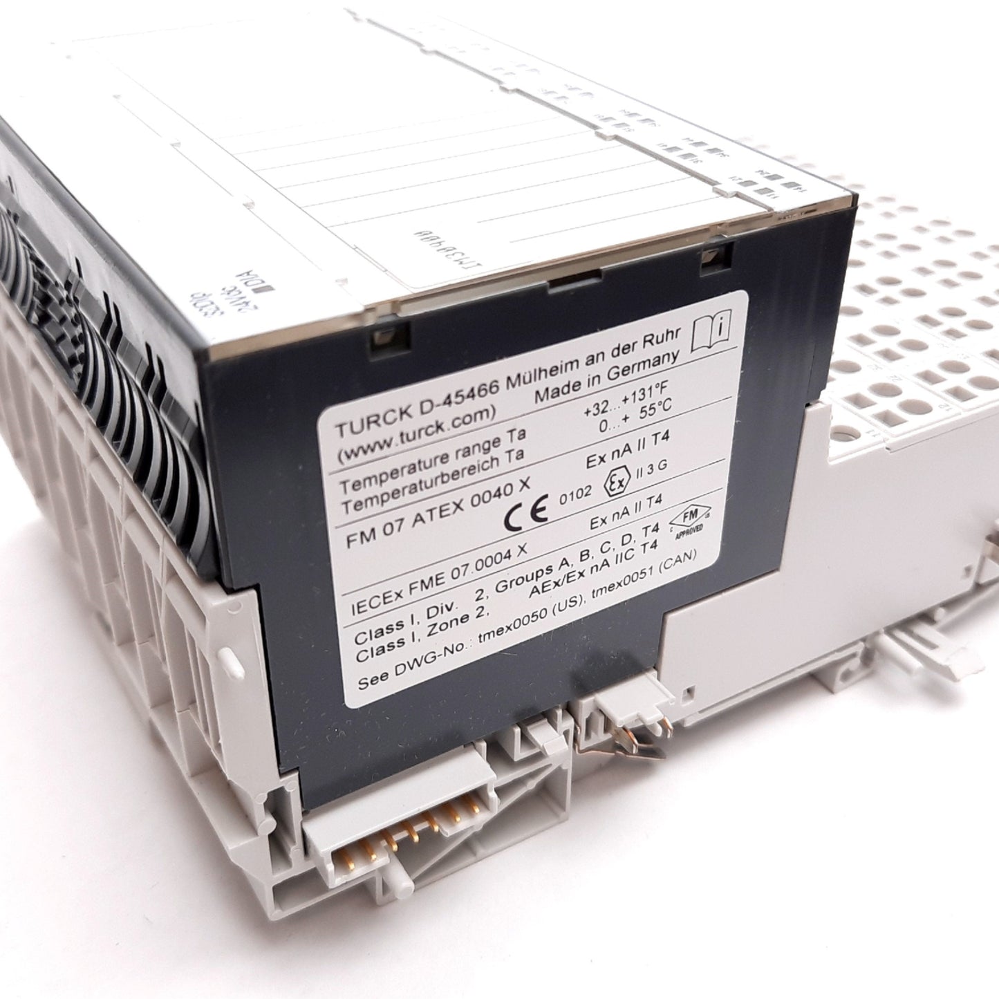 Used Turck BL20-32DI-24VDC-P PLC Digital Input Module, 32-Point, 24VDC, PNP