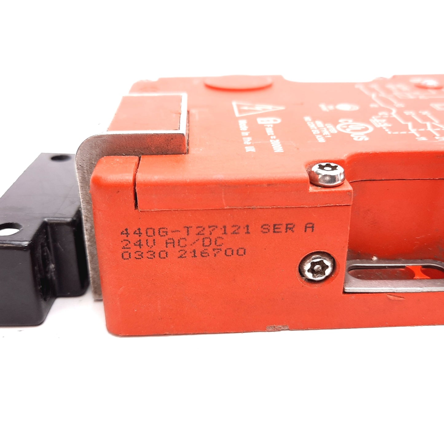 Used Allen Bradley 440G-T27121 TLS-GD2 Guardmaster Safety Interlock Switch, 24VAC/DC