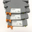 Used Lot of 3 Phoenix PLC-BSC-5DC/21 Terminal Block Base w/ 2961367 Relay 6A 250V