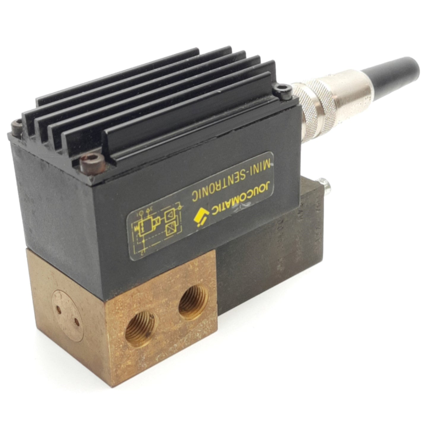Used Joucomatic 60100164 Proportional Solenoid Valve 1/8" NPT, 0-6 Bar, 24VDC Coil