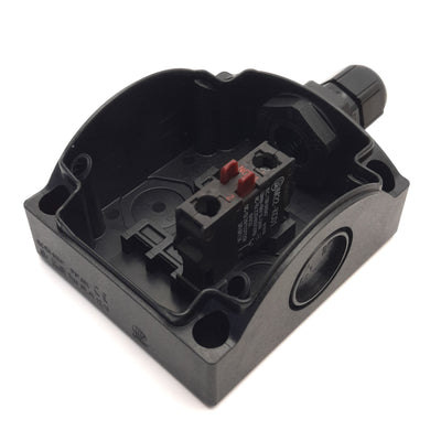 Used Eaton M22-PV/KC11/IY Enclosed Pushbutton Switch E-Stop, 1NC, 500V AC Max