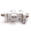 Used SMC MXS16-20 Pneumatic Slide Table, Bore: 16mm, Stroke: 20mm, 0.15-0.7MPa