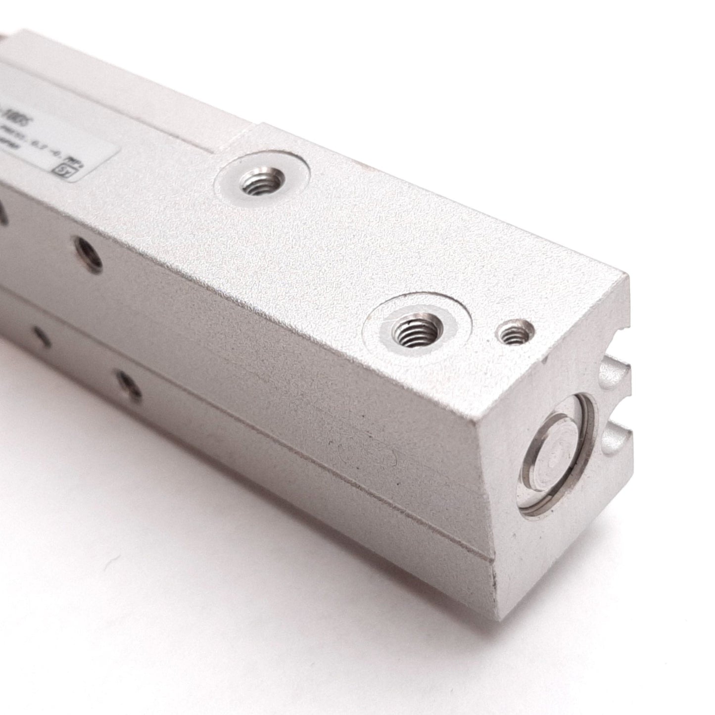 Used SMC MIS8-10DS Pneumatic Escapement, Bore: 8mm, Stroke: 10mm, 0.2-0.75MPa, M3x0.5