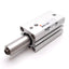 Used SMC MKB16-20RZ Rotary Clamp Cylinder, Clockwise Rotation, Stroke: 20mm, 1.0MPa