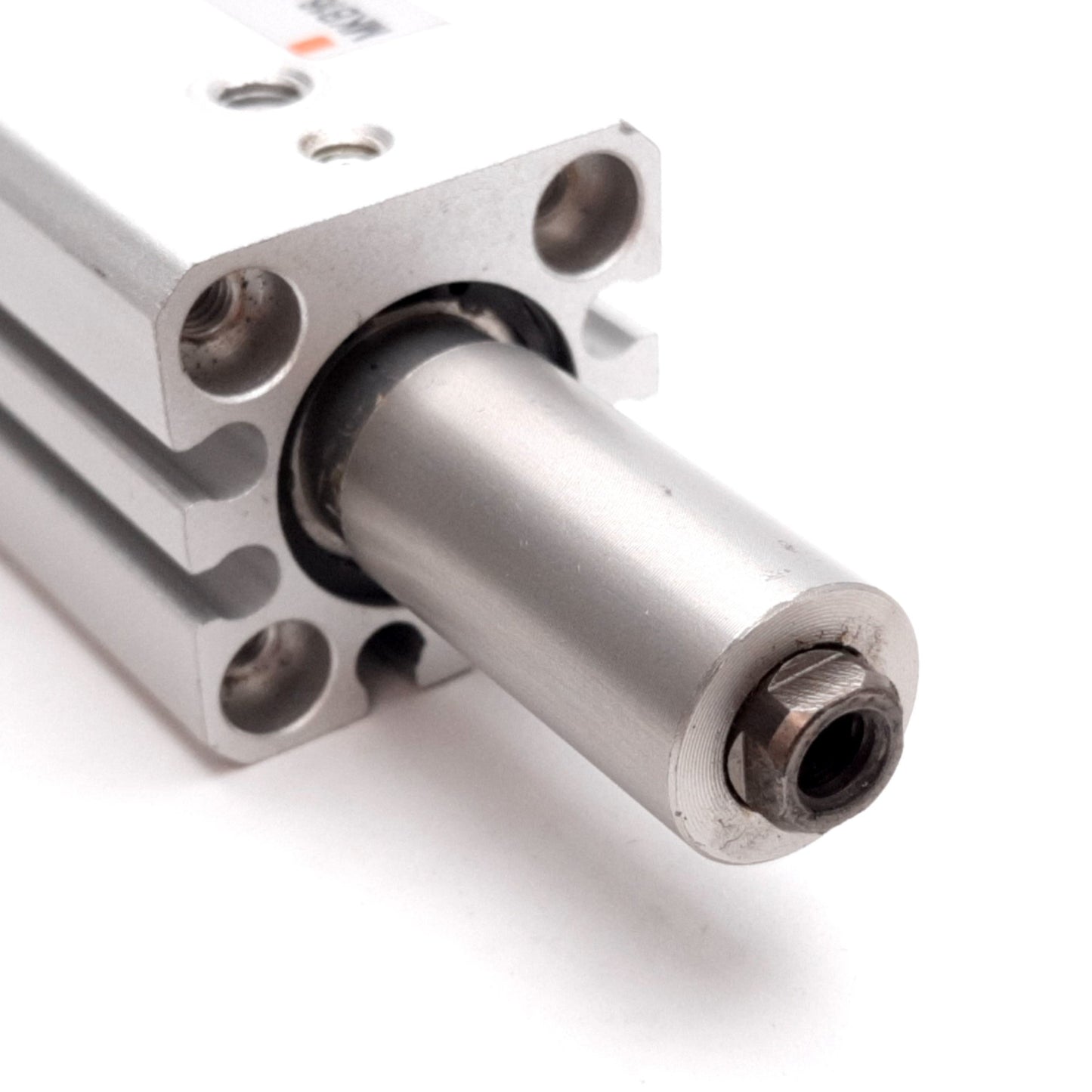Used SMC MKB16-20RZ Rotary Clamp Cylinder, Clockwise Rotation, Stroke: 20mm, 1.0MPa