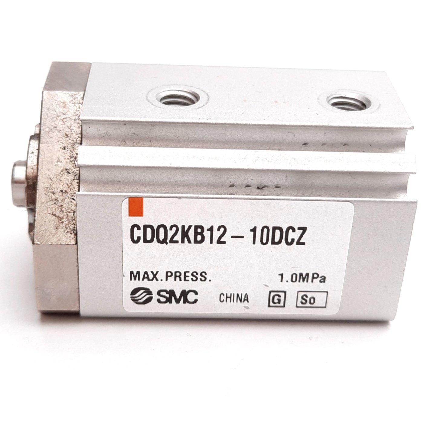 Used SMC CDQ2KB12-10DCZ Compact Cylinder, Non-Rotating, Bore: 12mm, Stroke: 10mm