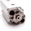 Used SMC CDQ2KB12-10DCZ Compact Cylinder, Non-Rotating, Bore: 12mm, Stroke: 10mm