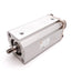 Used SMC NCDQ2D25-50DMZ Compact Cylinder, Bore: 25mm, Stroke: 50mm, 1.0MPa, M5x0.8