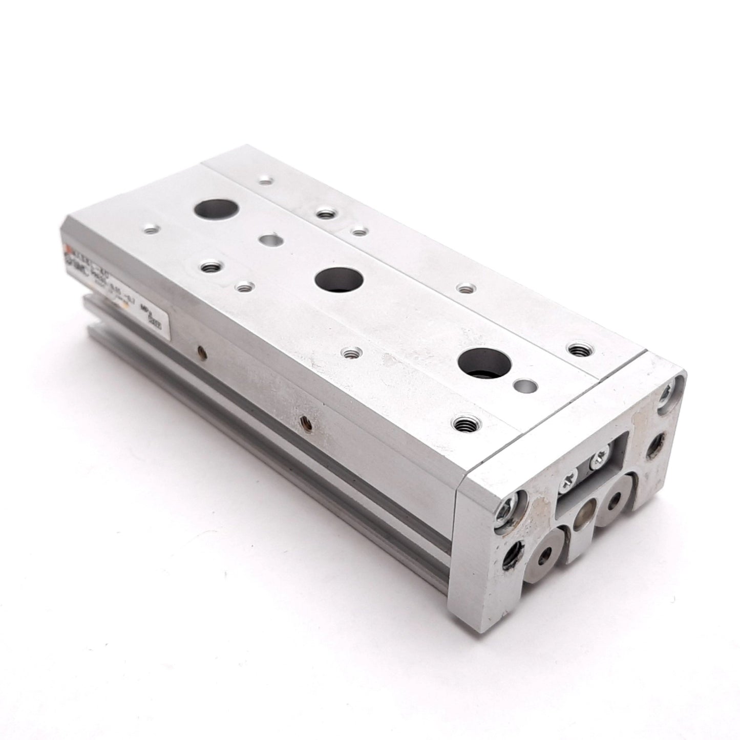 Used SMC MXS8L-40 Air Slide Table Guided Cylinder Actuator, Bore: 8mm, Stroke: 40mm