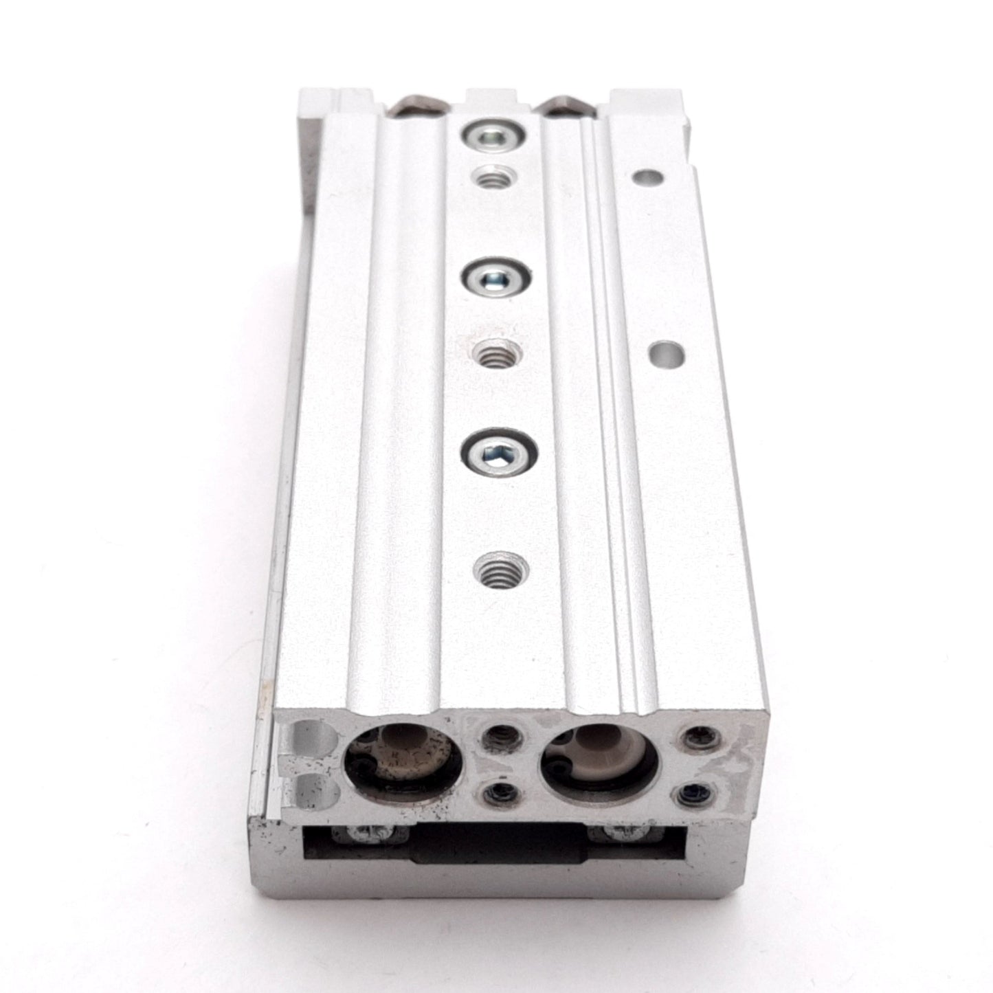Used SMC MXS8L-40 Air Slide Table Guided Cylinder Actuator, Bore: 8mm, Stroke: 40mm