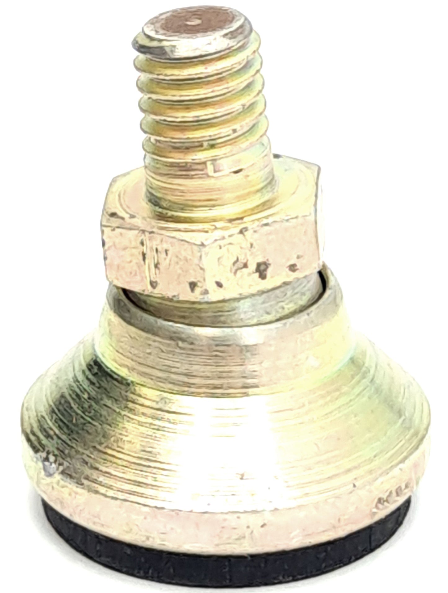 New – Open box Lot of 4 Vlier TE-1 Steel Stud Leveler, 3/8-16 Thread 5/8" Hex Size, 4500lb Cap.