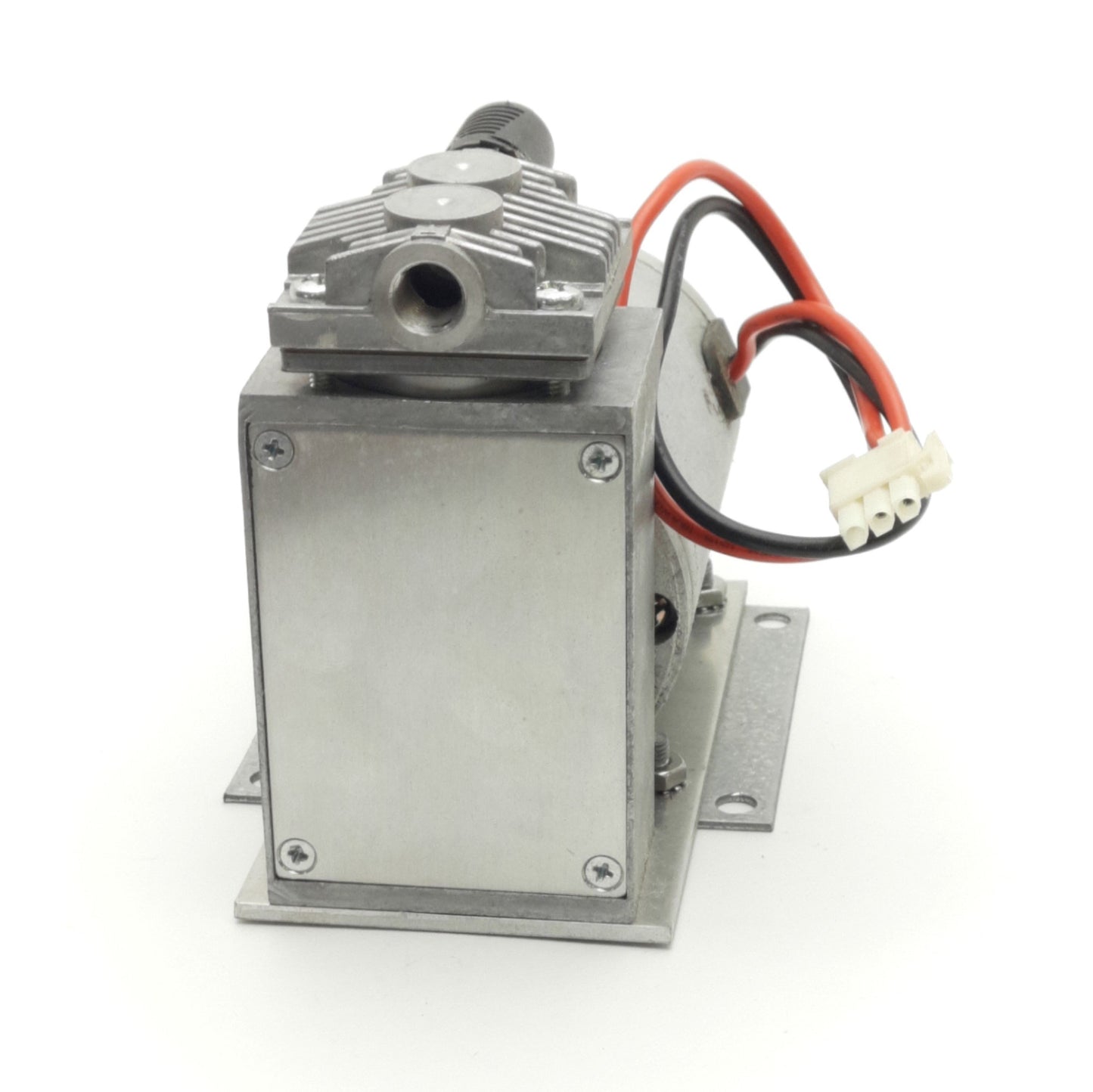 Used KNF PU1764-NPK09-6.05 Swing Piston Vacuum Pump, 24VDC, 15l/min, 24 inHg
