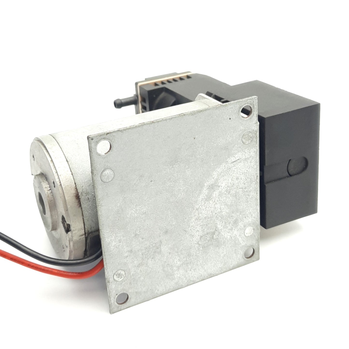 Used KNF NPK018DCVACUUM Swing Piston Vacuum Pump 120mbar Max, 18L/Min, 24v DC 2.2A