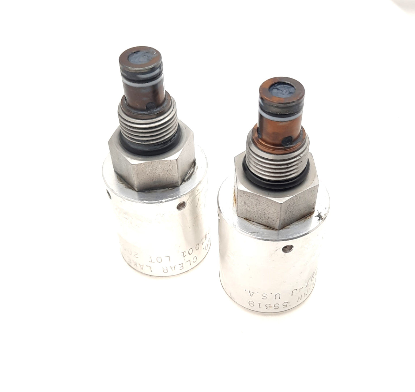Used Lot of 2 Doering 82H2041001 Air Pilot Valve 1-1/2" 2P/2W N/C Ratio 100:1