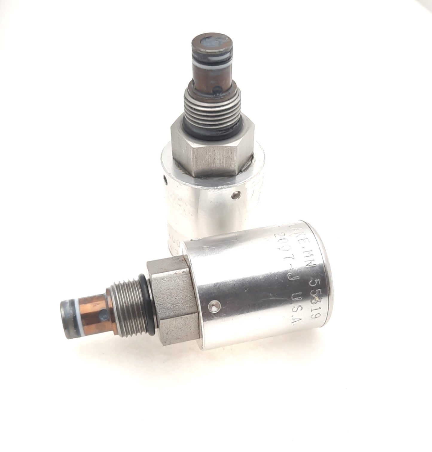 Used Lot of 2 Doering 82H2041001 Air Pilot Valve 1-1/2" 2P/2W N/C Ratio 100:1