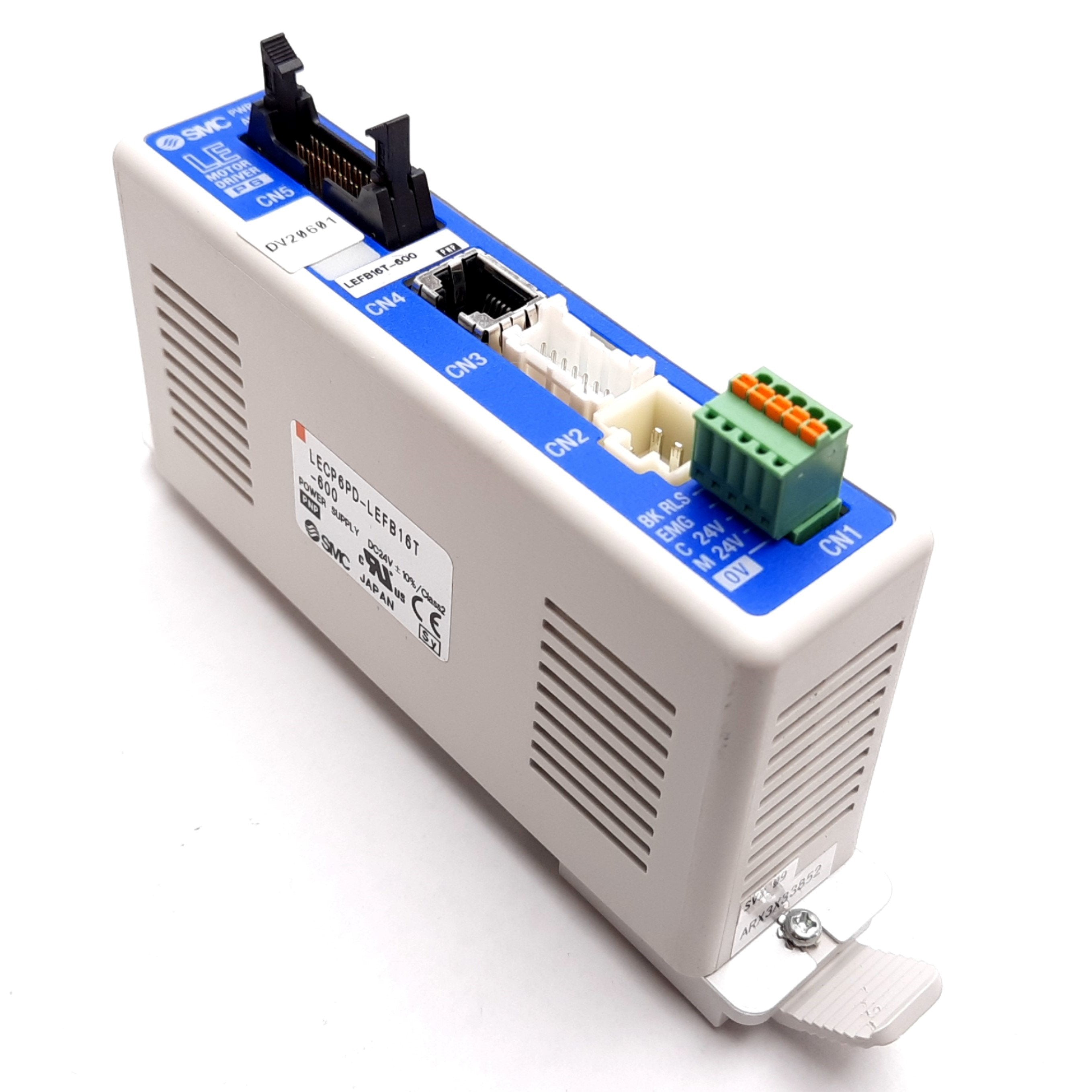 Smc Controller Module SMC LECP6PD-LEFB16T-600 Stepper Motor Controller, 24VDC, PNP Parallel ...