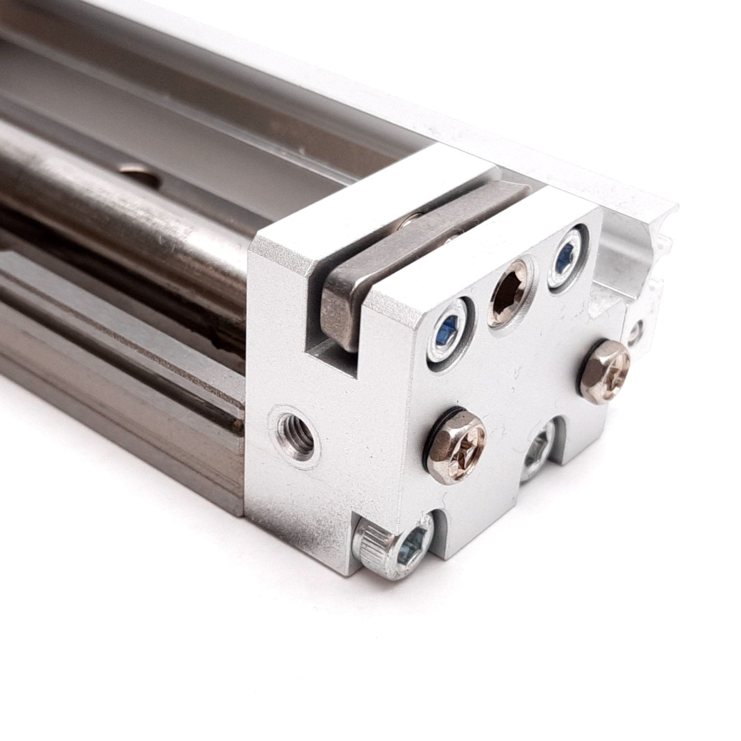 Used SMC MXY12-200 Pneumatic Slide Table, Bore: 12mm, Stroke: 200mm, 0.2-0.55MPa