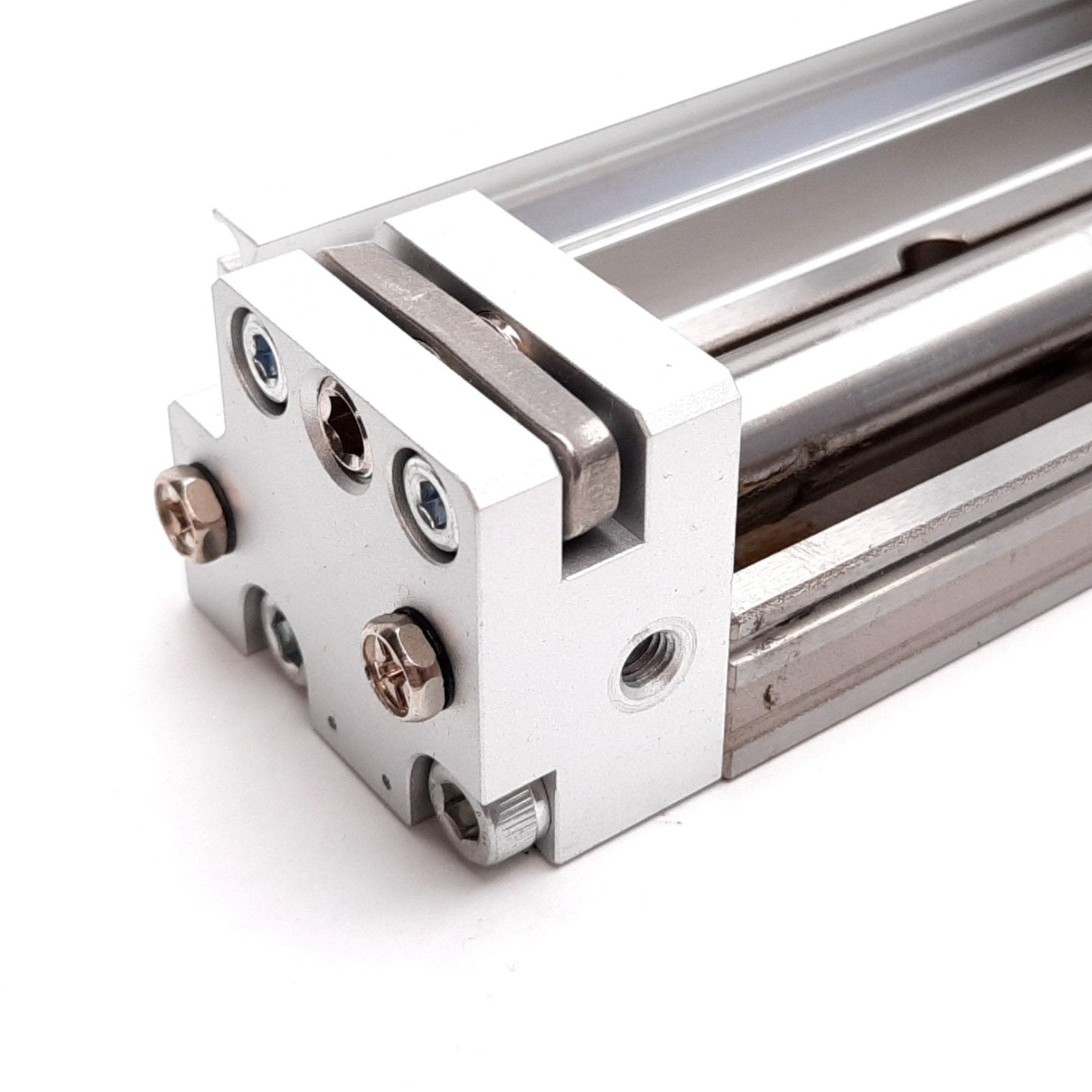 Used SMC MXY12-200 Pneumatic Slide Table, Bore: 12mm, Stroke: 200mm, 0.2-0.55MPa