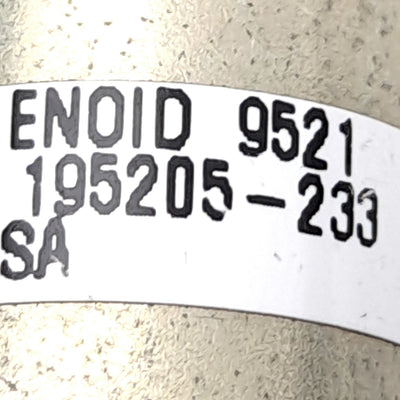 New – Open box Lucas Ledex 195205-233 Linear Solenoid, 24VDC, 3/4" Dia. x 1-1/2", 60° plunger