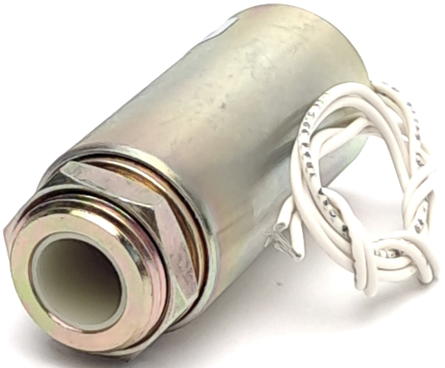 New – Open box NSF 195226-228 Tubular Solenoid, 12VDC Supply, 100W Max, 13.8-44VDC, 60° plunger