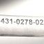 Used PPT Vision 431-0278-02 Extension Cable, Connection: Male to Male, Length: 2'