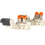 Used Lot of 2 SMC VQZ1120H-5L-N7 Pneumatic Solenoid Valve 24VDC 14-116PSI