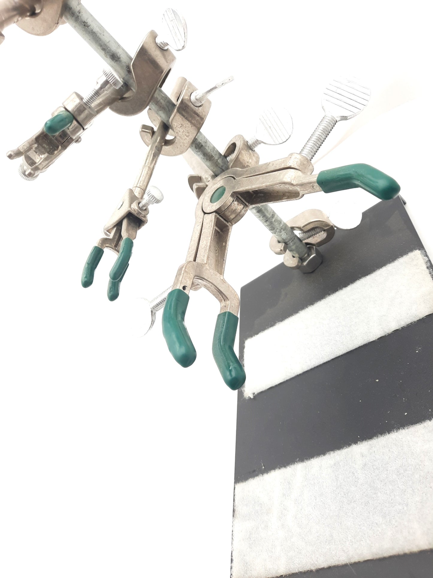 Used VWR Talon Three Prong Extension Clamps Various Sizes & 2 Prong Clamp With Stand