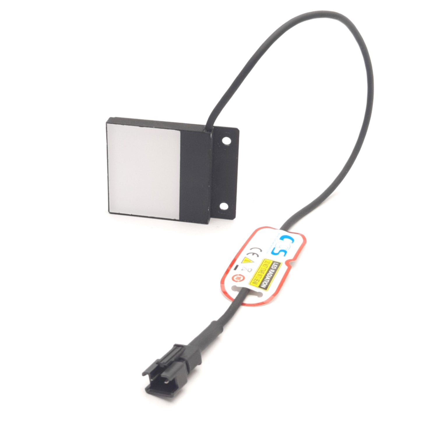 Used CCS LFL-1012RD2-P Machine Vision Light 42x53mm, Red, 24v DC 0.6W, SMR-03V-B