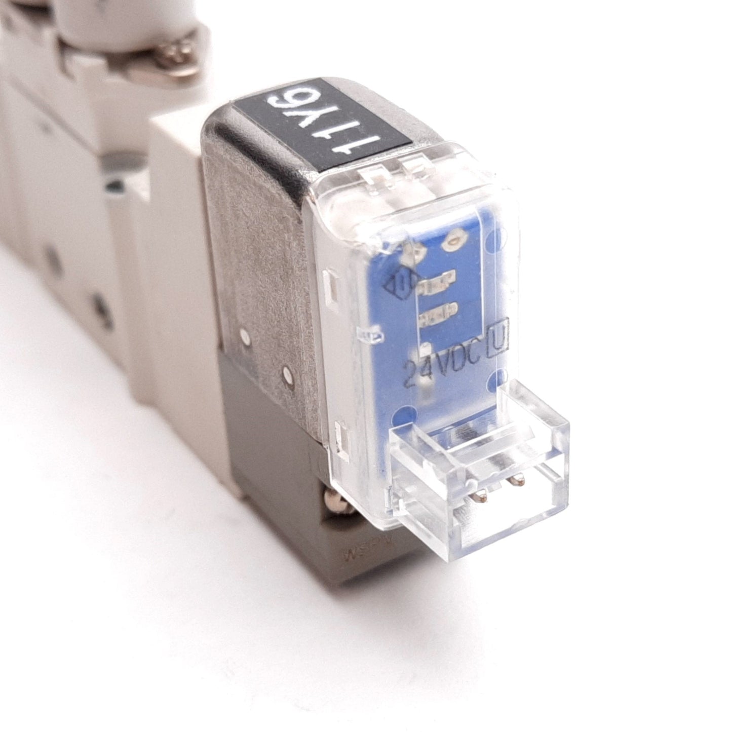 Used SMC SY3420-5LOU-C4-Q Solenoid Valve, 3-Position 5-Port, 24VDC, 0.2-0.7MPa