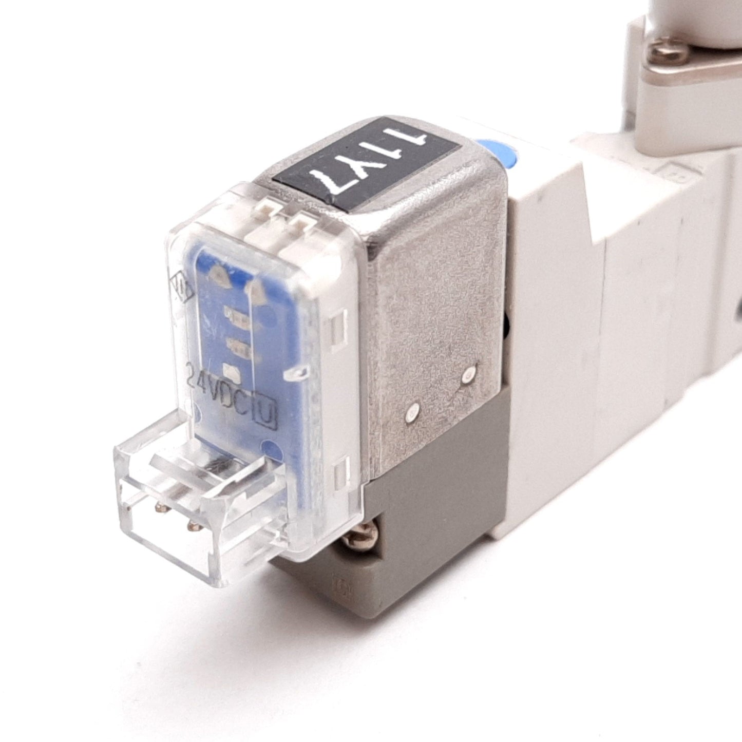 Used SMC SY3420-5LOU-C4-Q Solenoid Valve, 3-Position 5-Port, 24VDC, 0.2-0.7MPa