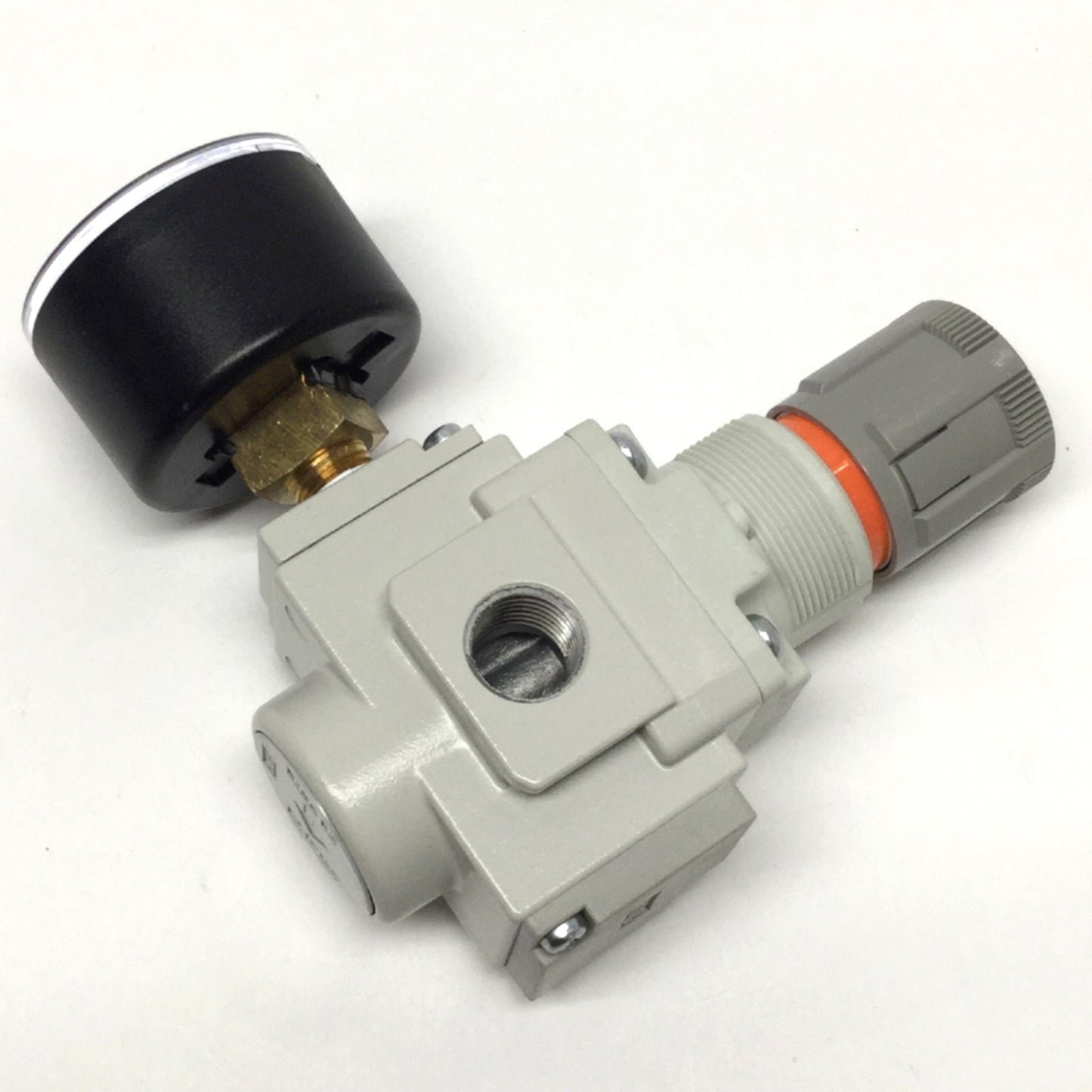Used SMC ARP20-N02-1Z Precision Modular Pressure Regulator, 0.75-30psi, 1/4" NPT