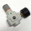 Used SMC ARP20-N02-1Z Precision Modular Pressure Regulator, 0.75-30psi, 1/4" NPT