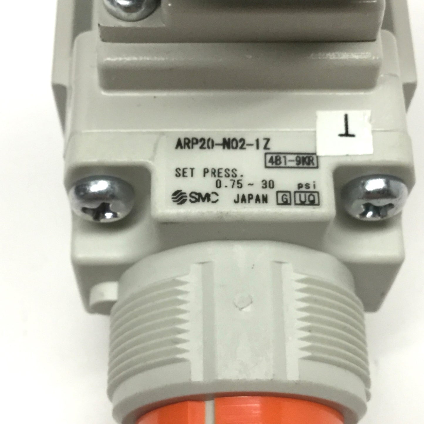 Used SMC ARP20-N02-1Z Precision Modular Pressure Regulator, 0.75-30psi, 1/4" NPT