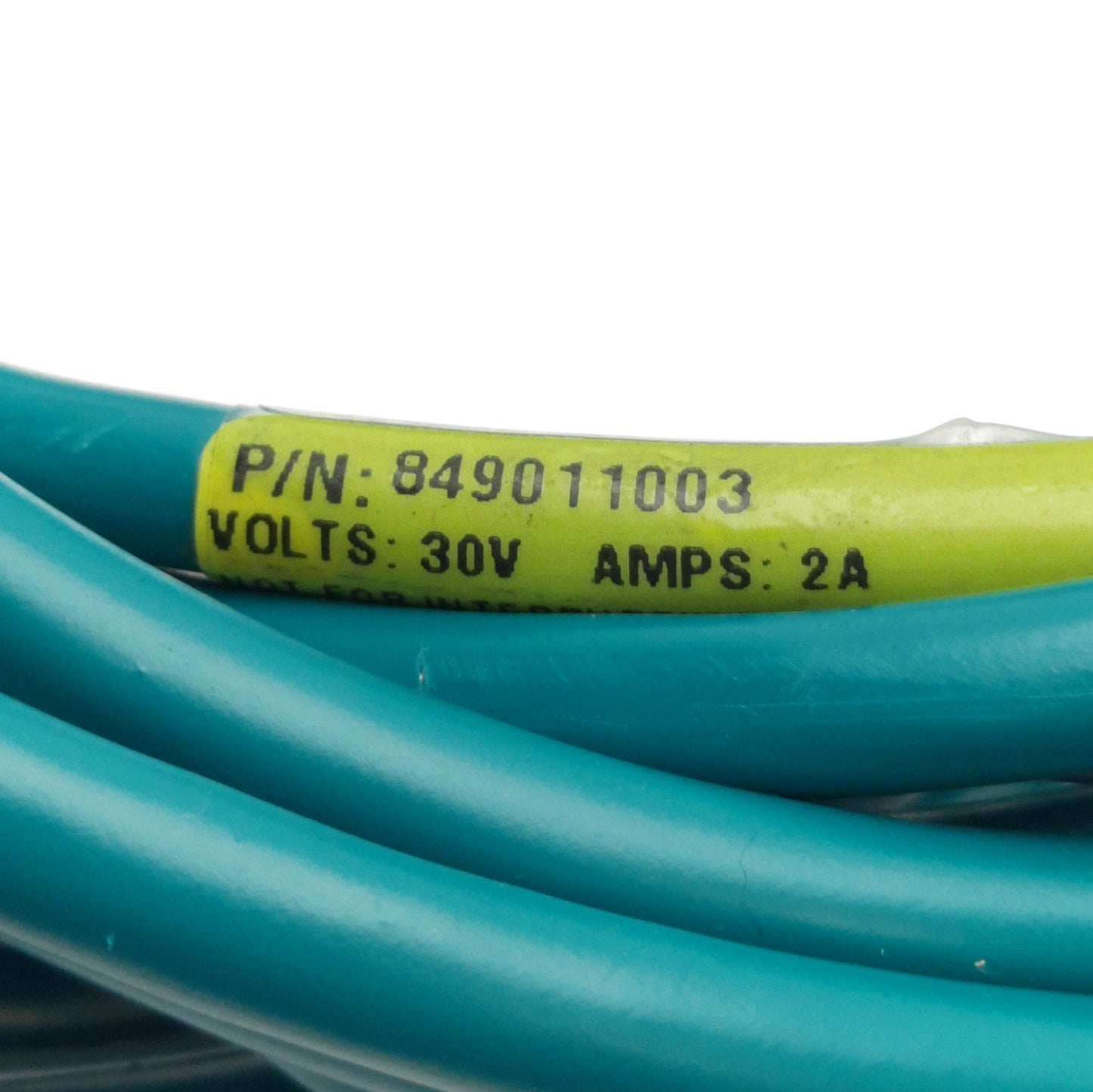 Used Cognex 849011003 In-Sight Camera Ethernet Cable 8-Wire RJ45 to M12 Male 5m