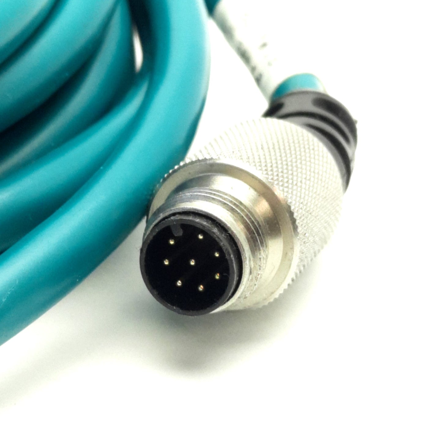 Used Cognex 849011003 In-Sight Camera Ethernet Cable 8-Wire RJ45 to M12 Male 5m