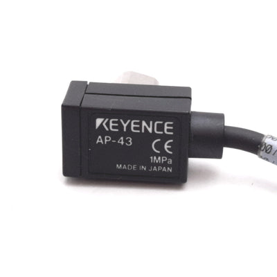 Used Keyence AP-43 Pressure Sensor Head, Rating 0-1.0MPa, Connection M5x0.8