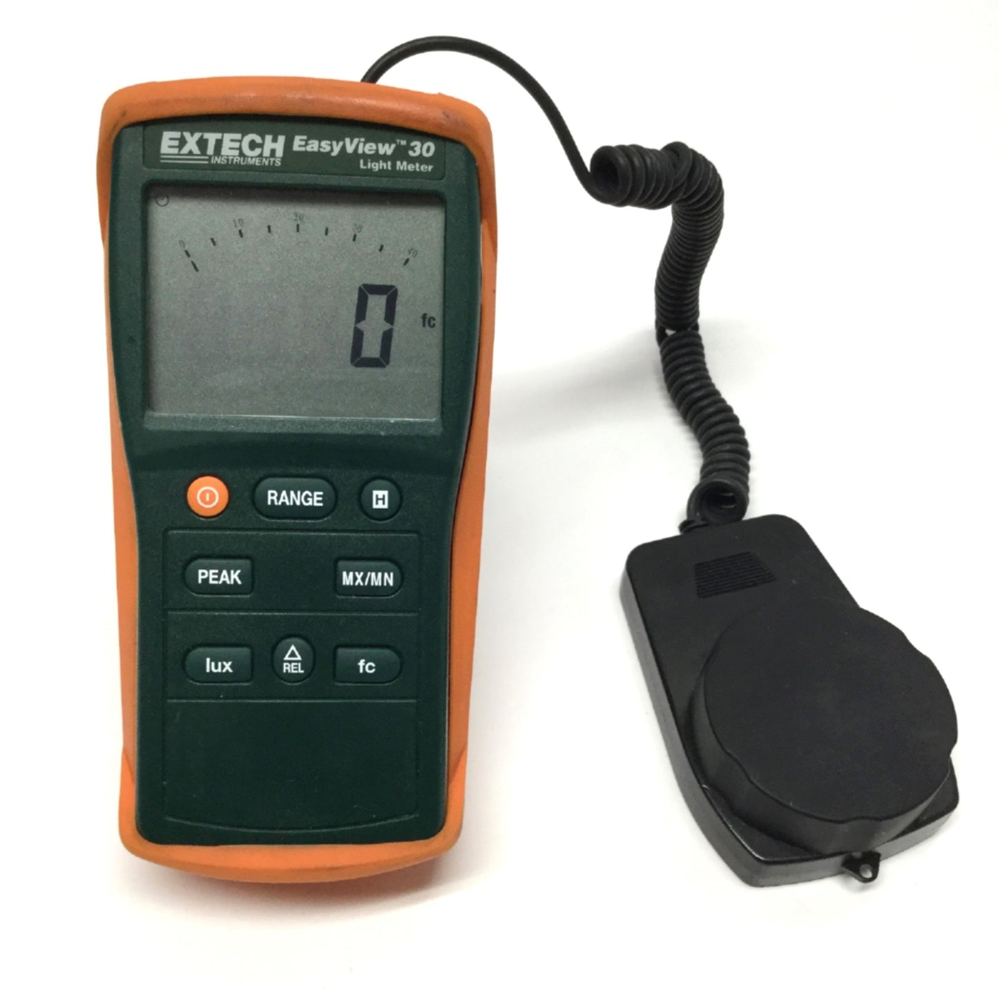 Used Extech EasyView 30 Digital Light Meter 40K Foot Candles / 400K Lux