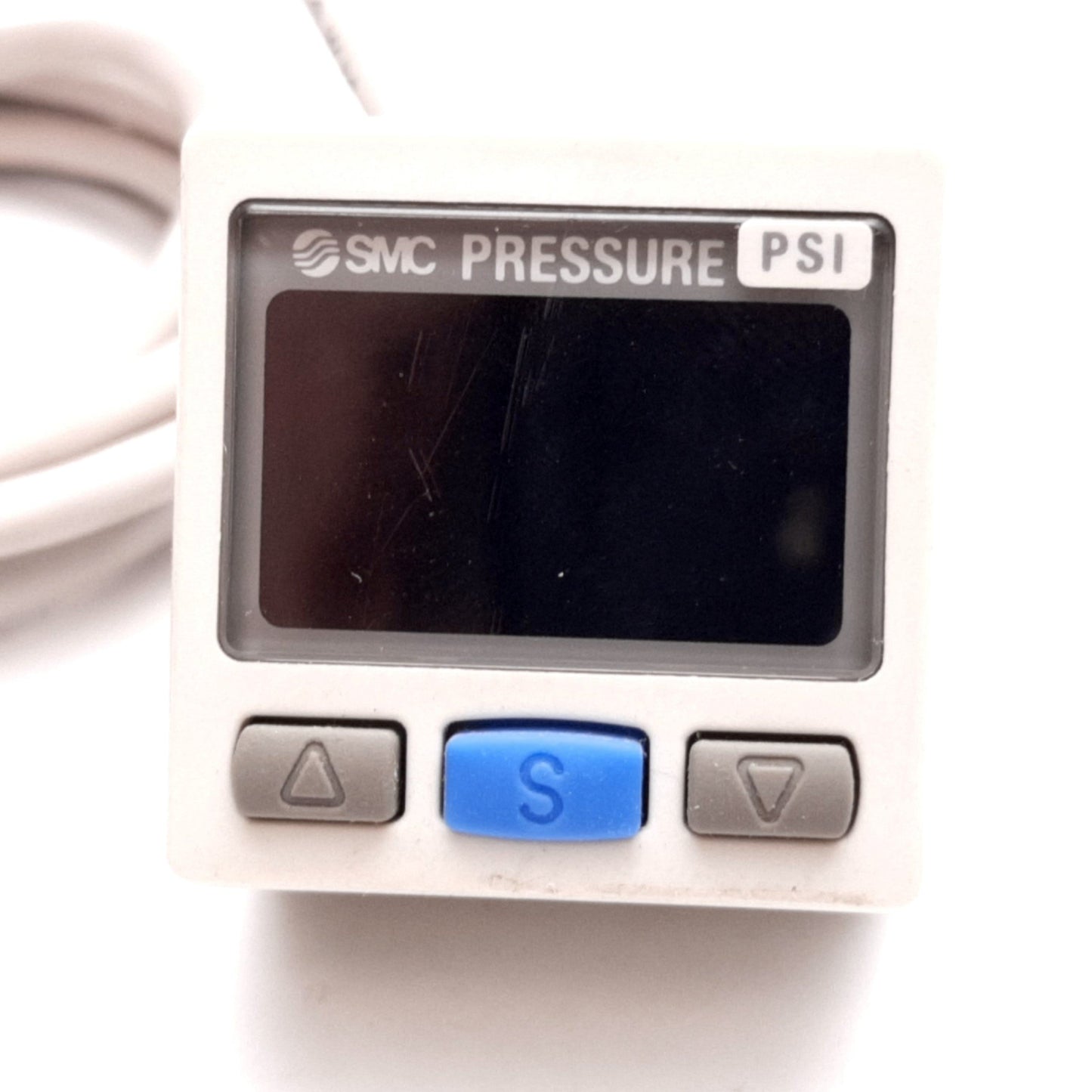 Used SMC ISE30A-N01-P Pressure Switch, Voltage: 12-24VDC, Pressure: -0.1 to 1.0MPa