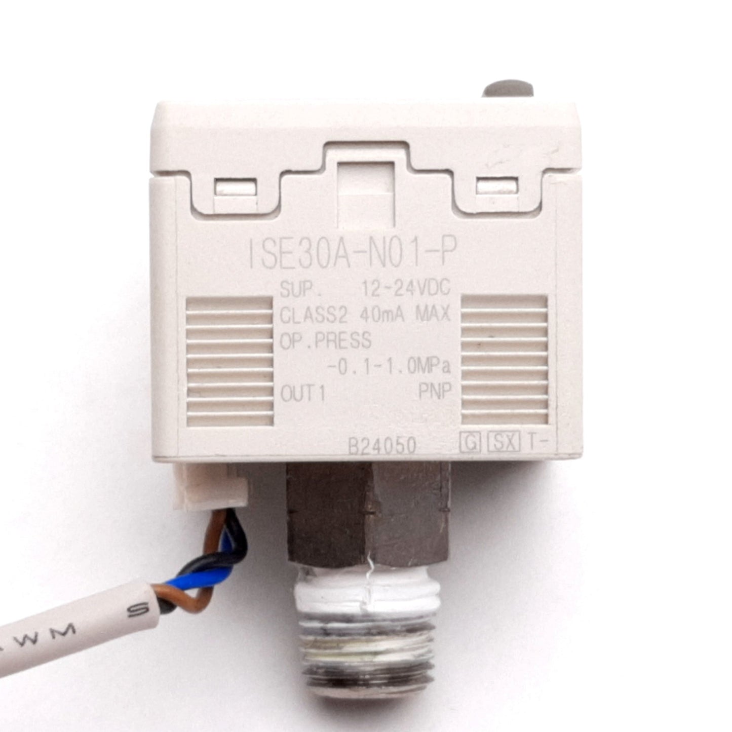 Used SMC ISE30A-N01-P Pressure Switch, Voltage: 12-24VDC, Pressure: -0.1 to 1.0MPa