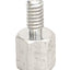 Used Lot of 31 Aluminum Male-Female Hex Standoffs, 1/4" Thread, 1/2" Hex, 1" Long