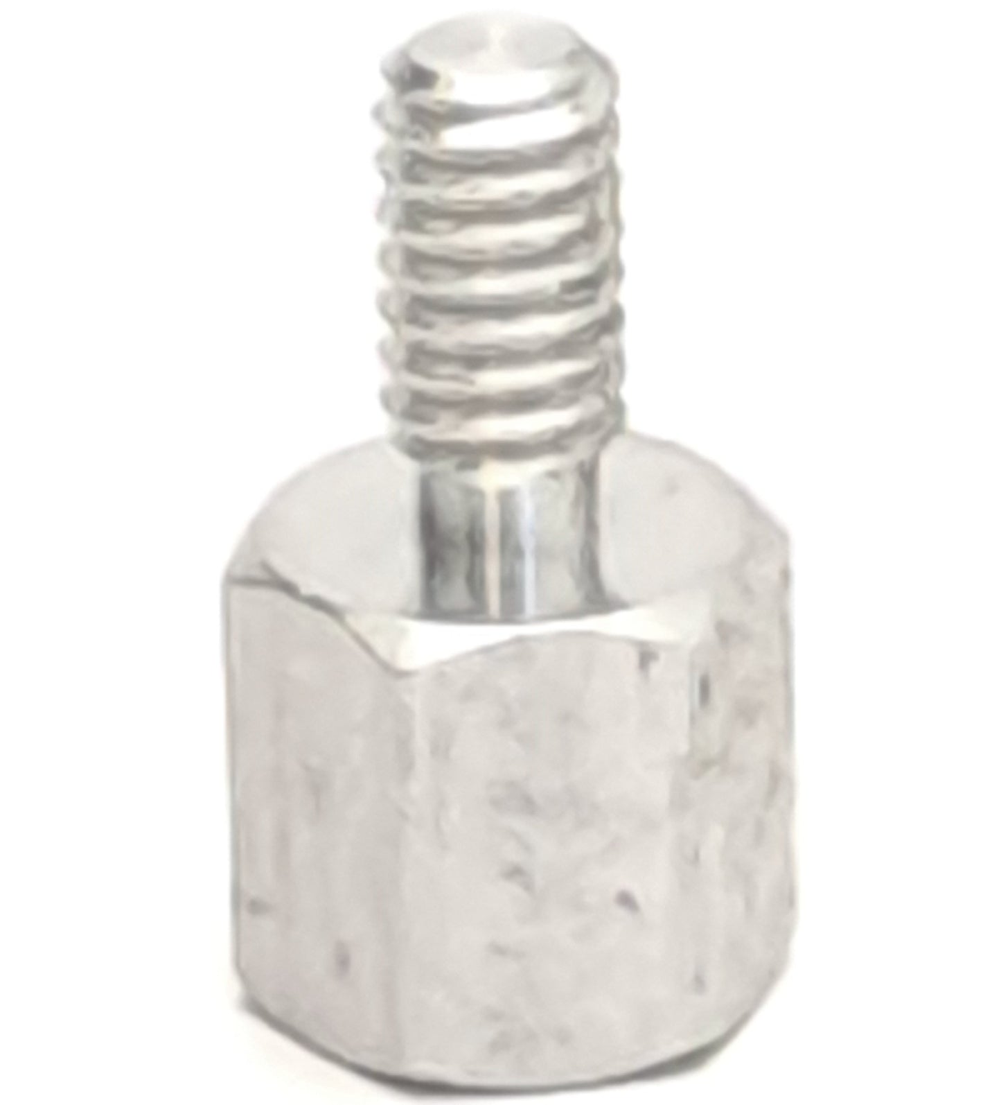 Used Lot of 31 Aluminum Male-Female Hex Standoffs, 1/4" Thread, 1/2" Hex, 1" Long