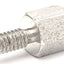 Used Lot of 31 Aluminum Male-Female Hex Standoffs, 1/4" Thread, 1/2" Hex, 1" Long