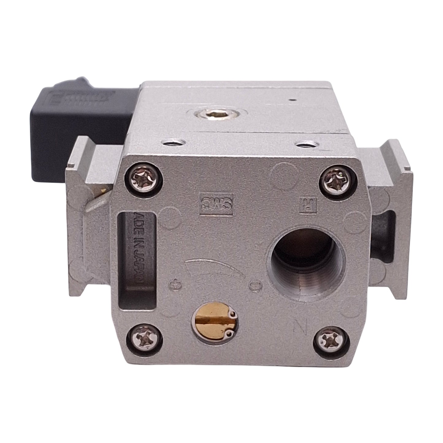 Used SMC NAV3000-N03-5DZ Pneumatic Soft Start Valve, 24VDC, 0.2-1.0MPa, 3/8" NPT